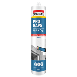 174684 Soudal Pro Gaps Quick Dry 300ml White